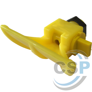 ADJUST FLOW 3/4" BSP INLET YELLOW PLASTIC NOZZLE